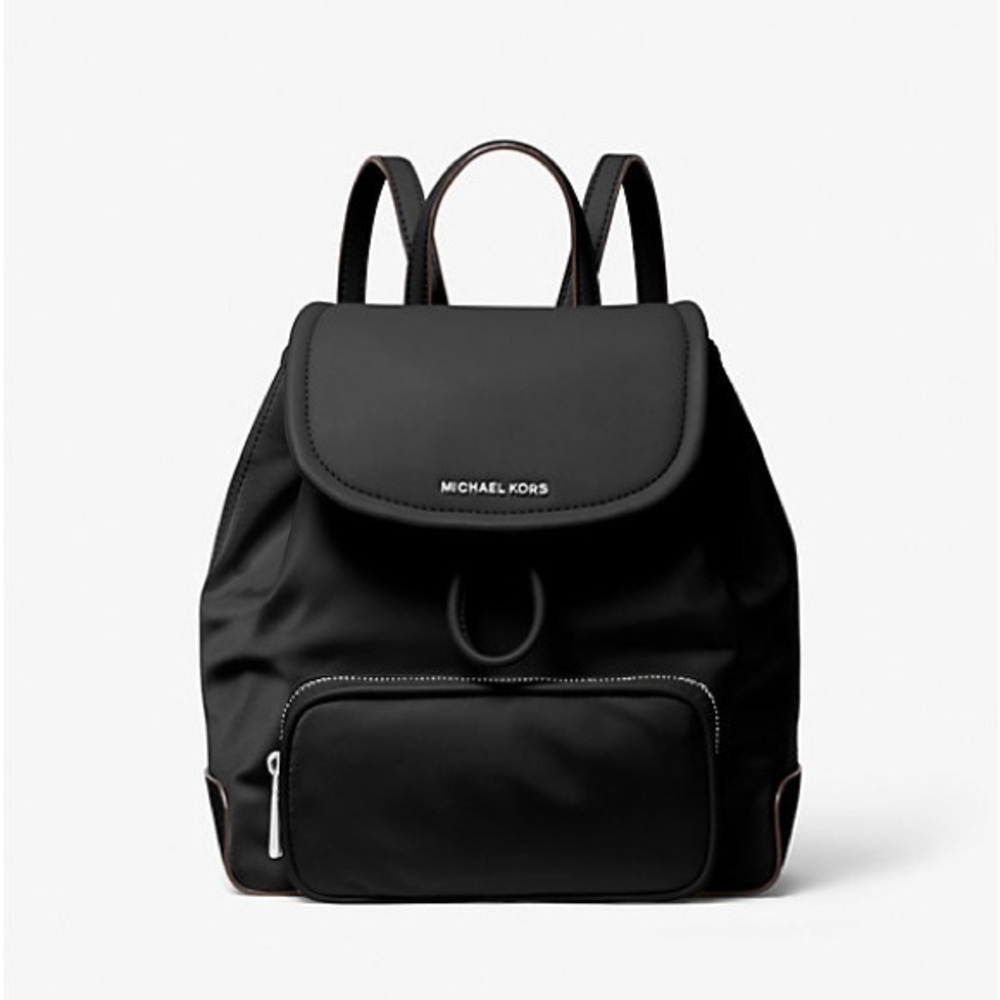 Michael Kors, black and nylon book bag